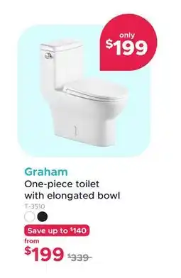 Bath Depot Graham One-piece toilet with elongated bowl offer