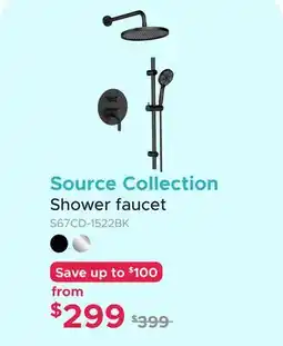 Bath Depot Source Collection Shower faucet offer