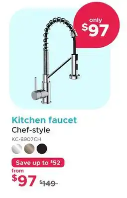 Bath Depot Kitchen faucet Chef-style offer