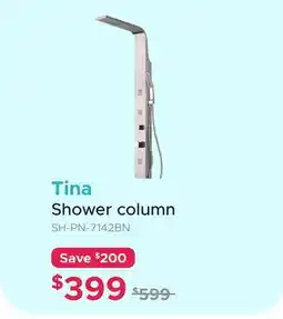 Bath Depot Tina Shower column offer