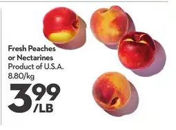 Longo's Fresh Peaches or Nectarines offer