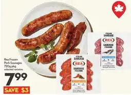 Longo's Frozen Pork Sausages offer