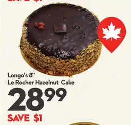 Longo's 8 Le Rocher Hazelnut Cake offer
