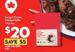 Longo's Frozen Chicken Kafta offer
