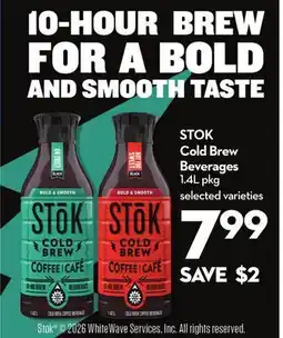 Longo's Cold Brew Beverages offer