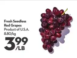 Longo's Fresh Seedless Red Grapes offer