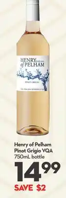Longo's Pinot Grigio VQA offer