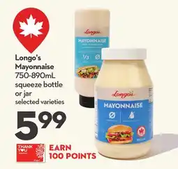 Longo's Mayonnaise offer