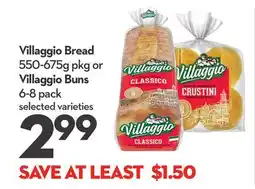 Longo's Bread 550-675g pkg or Buns 6-8 pack offer