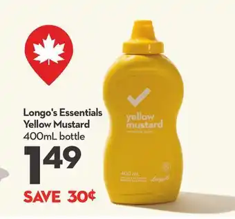 Longo's Yellow Mustard offer