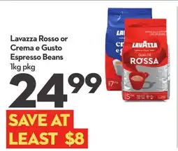 Longo's Rosso or Crema e Gusto Espresso Beans offer