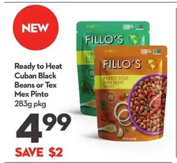 Longo's Ready to Heat Cuban Black Beans or Tex Mex Pinto offer