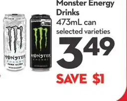 Longo's Energy Drinks offer