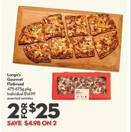 Longo's Gourmet Flatbread offer