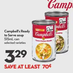 Longo's Ready to Serve soup offer