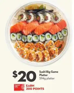Longo's Sushi Big Game Platter offer