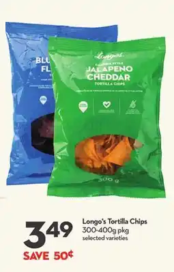 Longo's Tortilla Chips offer