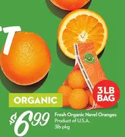 Longo's Fresh Organic Navel Oranges offer