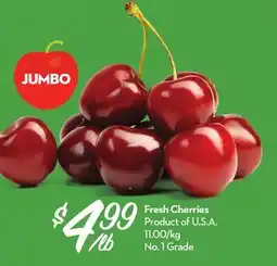 Longo's Fresh Cherries offer