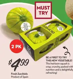 Longo's Fresh Zucchiolo offer