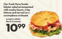 Longo's Lobster Bacon Croissant offer