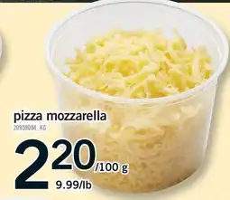 Fortinos PIZZA MOZZARELLA offer