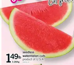 Fortinos SEEDLESS WATERMELON CUTS offer