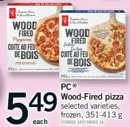 Fortinos PC WOOD-FIRED PIZZA offer