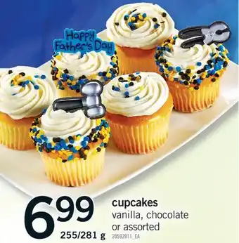 Fortinos CUPCAKES, 255/281 g offer