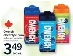 Fortinos CWENCH ELECTROLYTE DRINK offer
