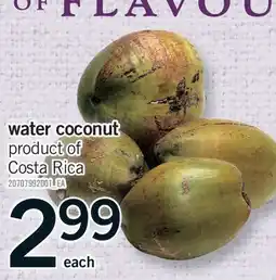 Fortinos WATER COCONUT offer