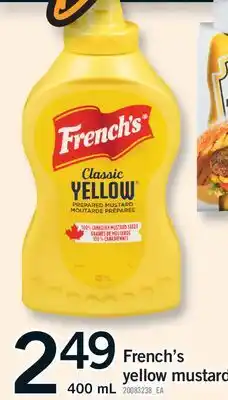 Fortinos FRENCH'S YELLOW MUSTARD offer