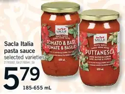 Fortinos SACLA ITALIA PASTA SAUCE offer