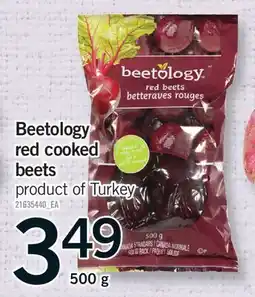 Fortinos BEETOLOGY RED COOKED BEETS offer