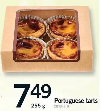 Fortinos PORTUGUESE TARTS offer