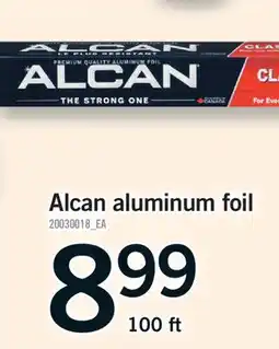 Fortinos ALCAN ALUMINUM FOIL, 100 FT offer
