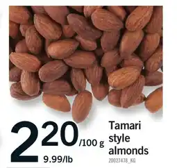 Fortinos TAMARI STYLE ALMONDS offer