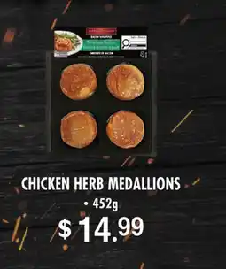 Fortinos CHICKEN HERB MEDALLIONS offer