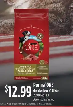 Fortinos PURINA ONE DRY DOG FOOD, (1.81KG) offer