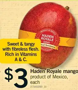 Fortinos HADEN ROYALE MANGO offer