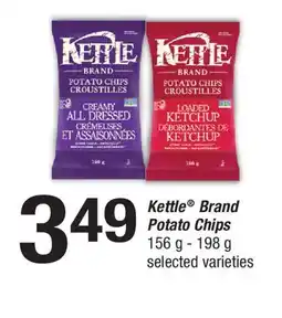 Fortinos KETTLE BRAND POTATO CHIPS, 156 g - 198 g offer