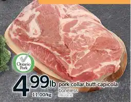 Fortinos PORK COLLAR BUTT CAPICOLA offer