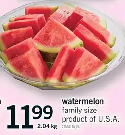 Fortinos WATERMELON offer