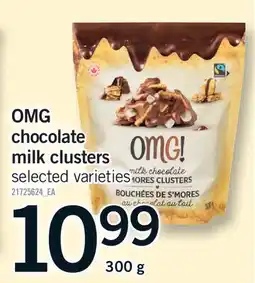 Fortinos OMG CHOCOLATE MILK CLUSTERS offer