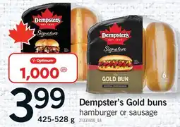 Fortinos DEMPSTER'S GOLD BUNS HAMBURGER OR SAUSAGE offer