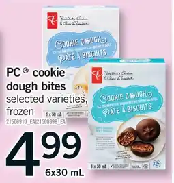 Fortinos PC COOKIE DOUGH BITES offer