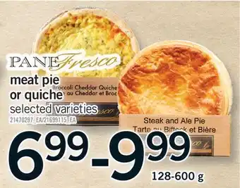 Fortinos MEAT PIE OR QUICHE offer