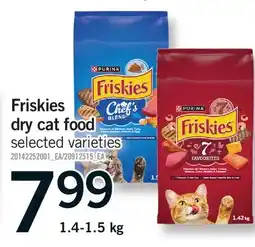 Fortinos Friskies dry cat food offer