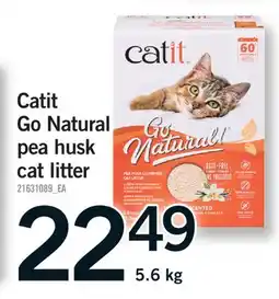 Fortinos CATIT GO NATURAL PEA HUSK CAT LITTER offer