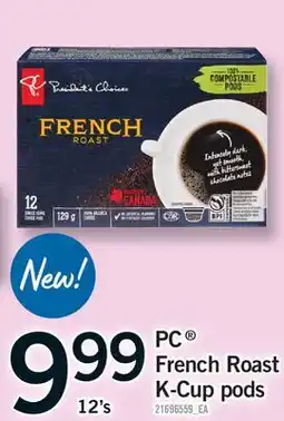 Fortinos PC FRENCH ROAST K-CUP PODS, 12'S offer